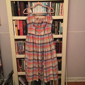 Hearts and Found plaid Michelle dress